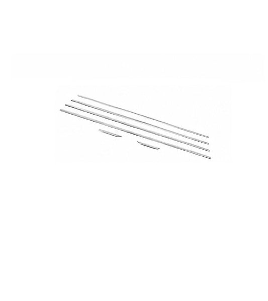 Chrome Window Molding Trim Set for Skoda Rapid Liftback 2012–2019 – 4 PCS Stainless Steel