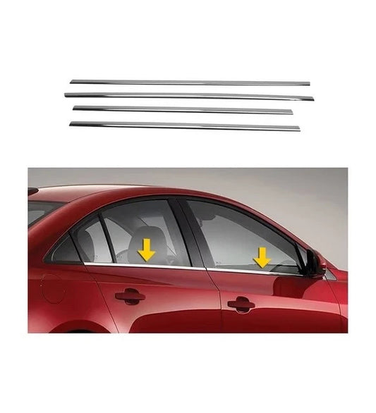 Chrome Window Trim Molding Frame Cover for Alfa Romeo 156 Stainless Steel