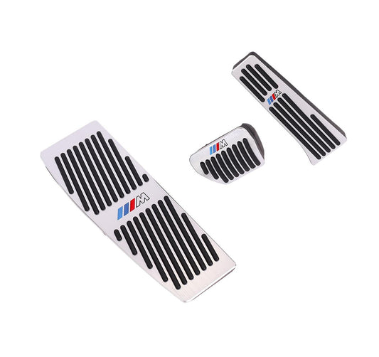 Aluminum M Sport Pedal Cover Set For BMW E36 E39 E46 E60 E90 Automatic Transmission