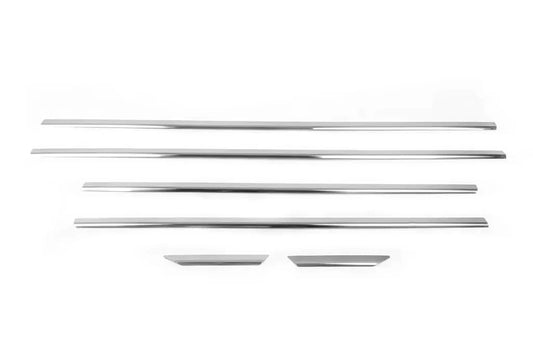 Chrome Window Trim Cover for Mercedes-Benz C-Class W204 Saloon 2007-2014 - 6PCS Stainless Steel