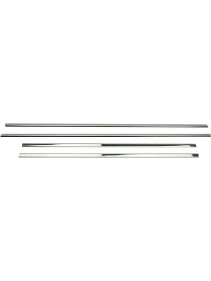 Window Molding Trim Chrome Cover Frame For E Class W211 2002-2009 4 PCS