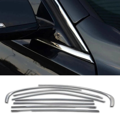 Chrome Window Frame Trim Cover Full Set for BMW 3 Series F30 Saloon 2012-2018 - 8PCS Stainless Steel