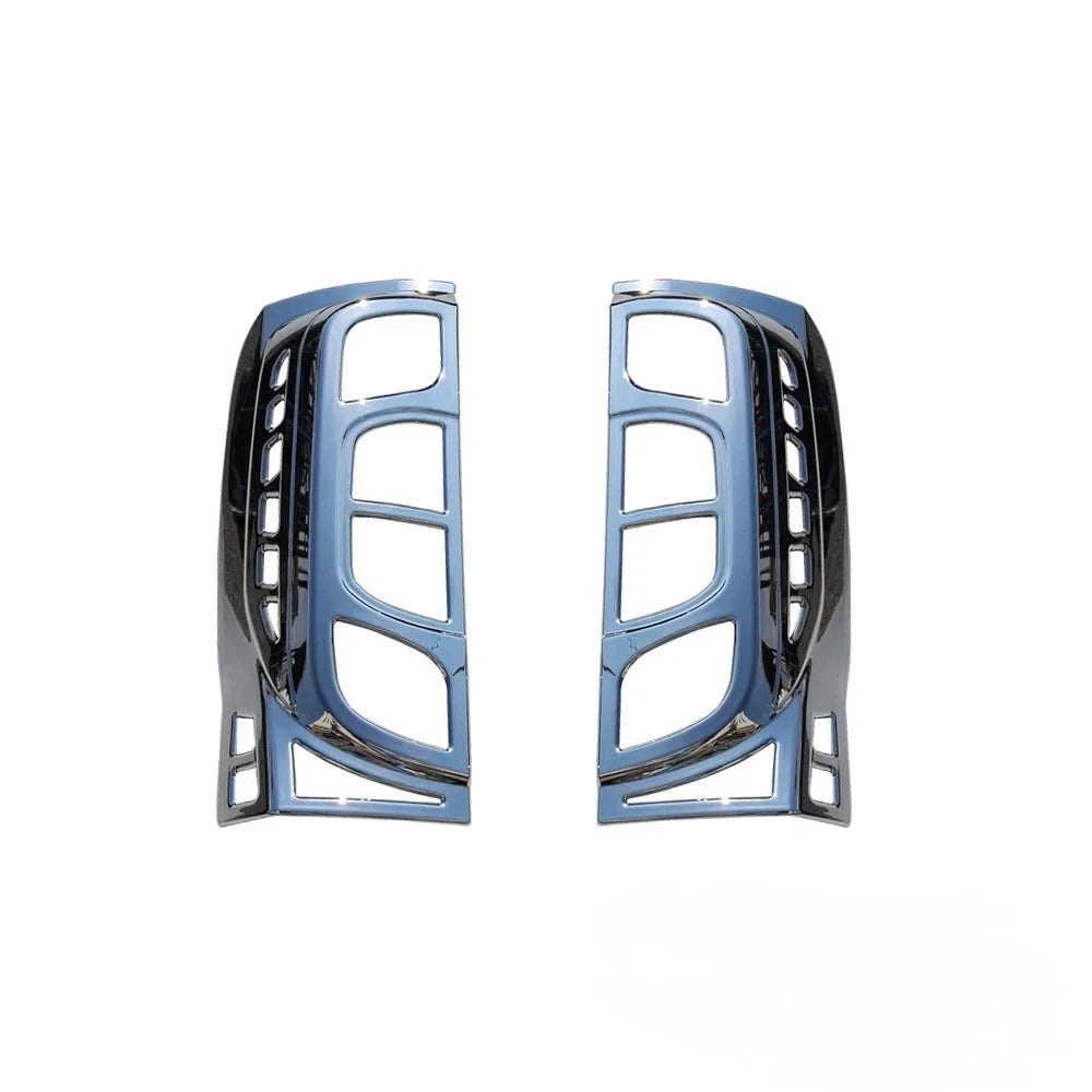 Chrome Rear Tail Light Rim Cover Trim for Fiat Fiorino 2007+, Citroen Nemo 2008-2017 & Peugeot Bipper 2008-2018 2 PCS Stainless Steel