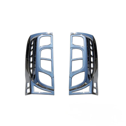 Chrome Rear Tail Light Rim Cover Trim for Fiat Fiorino 2007+, Citroen Nemo 2008-2017 & Peugeot Bipper 2008-2018 2 PCS Stainless Steel