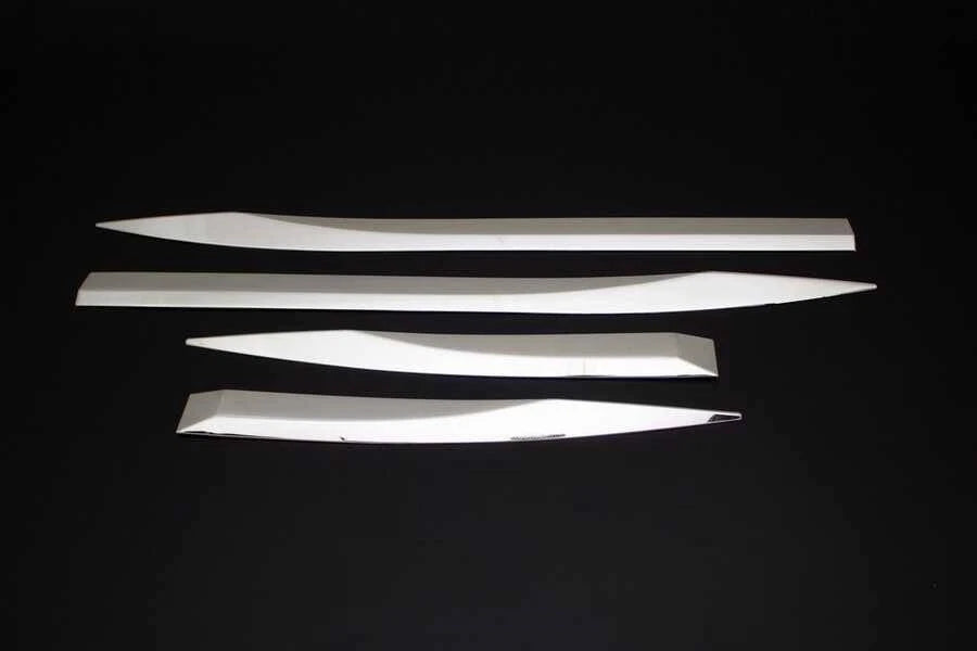 Side Door Streamer Chrome Cover Frame Molding Trim For 3008 2016-2023 4 PCS