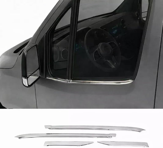 Window Sill Chrome Trim Cover Molding Frame For Sprinter W907 W910 2018-2026